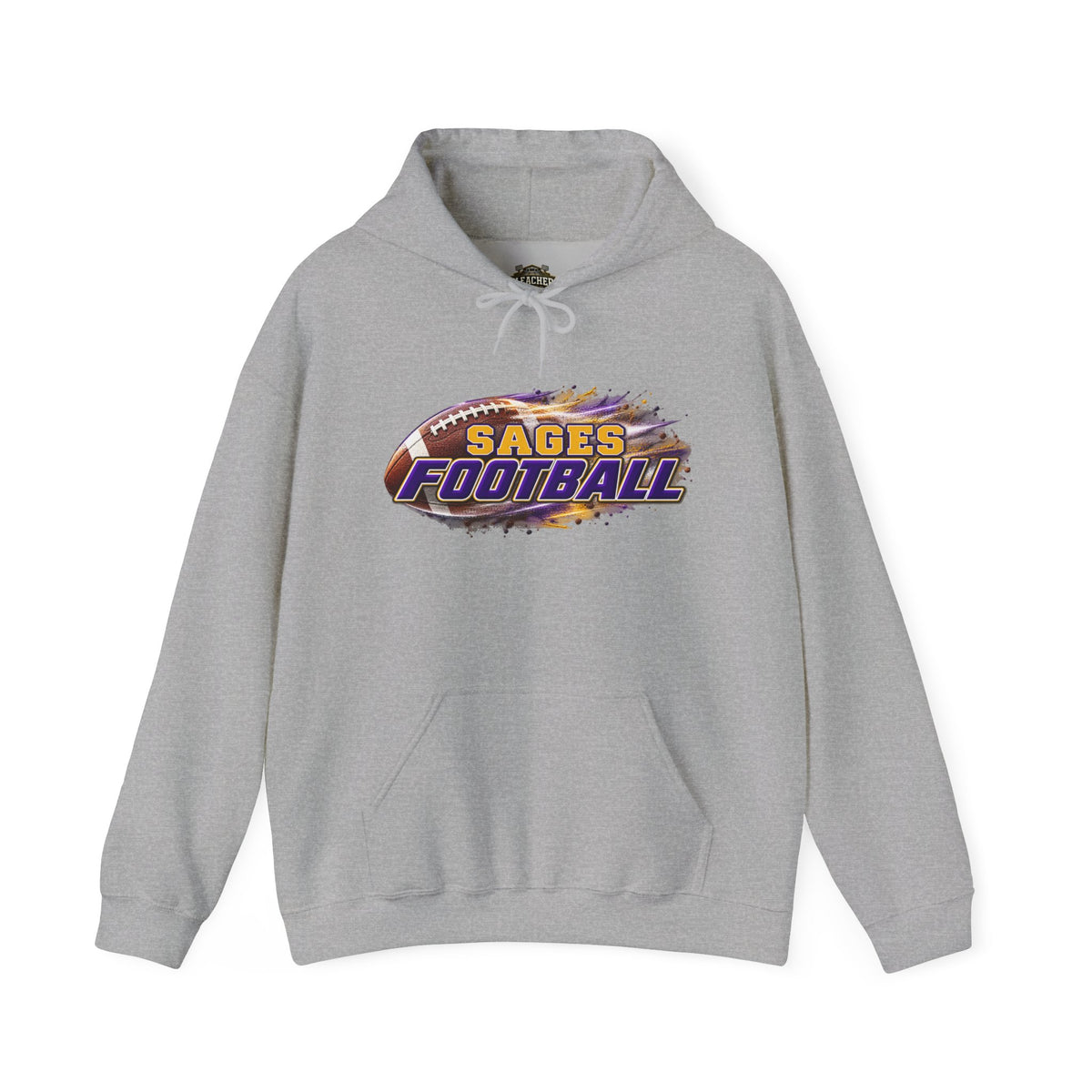 Sages Flaming Football Hoodie