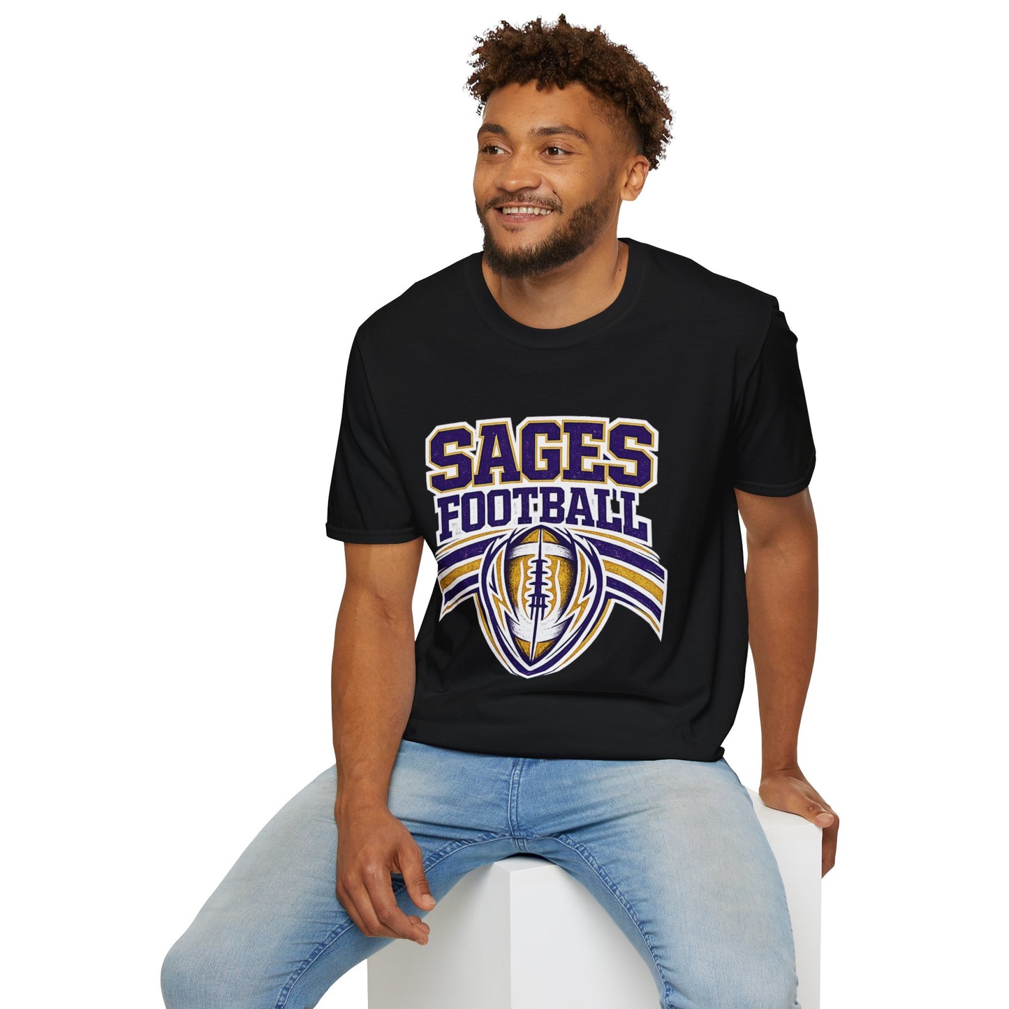 Sages Football T-Shirt — Vintage Collegiate Team Tee
