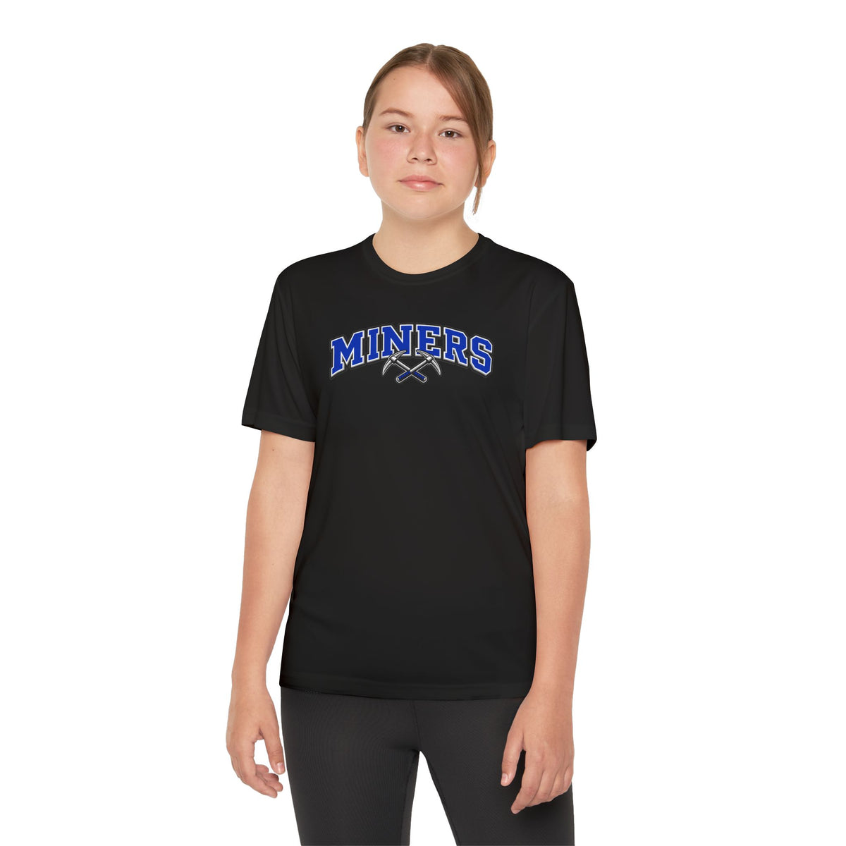 YOUTH Miners Sports Performance Polyester Athletic Tee