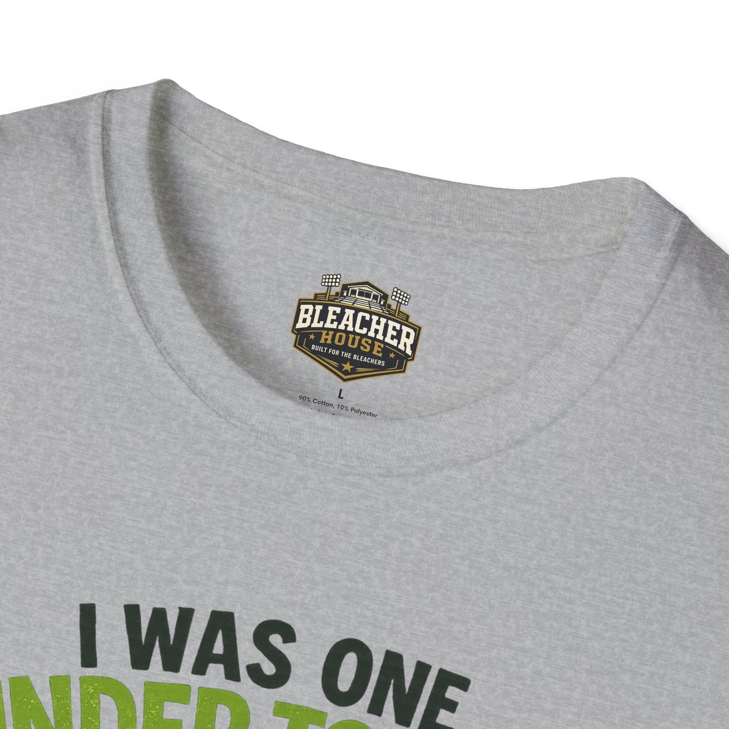 Golf T-Shirt — "I Was One Under Today!" ANIMATED VERSION - Scorecard Golf Humor Shirt