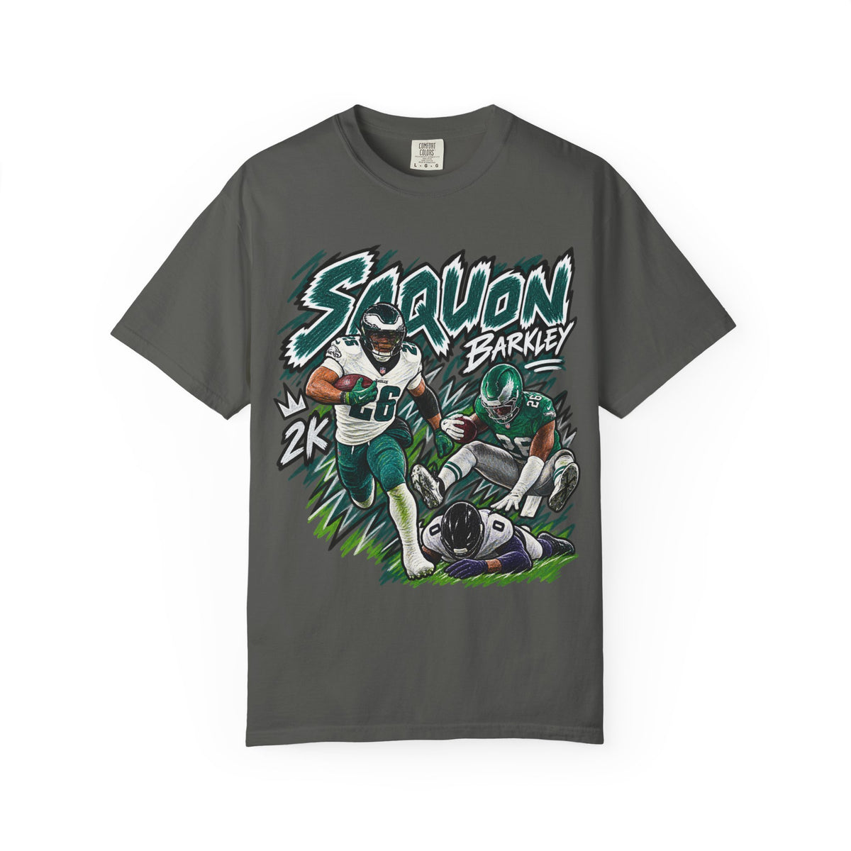 Saquon Barkley Graphic T-Shirt - Sunday Standouts Sketch Series