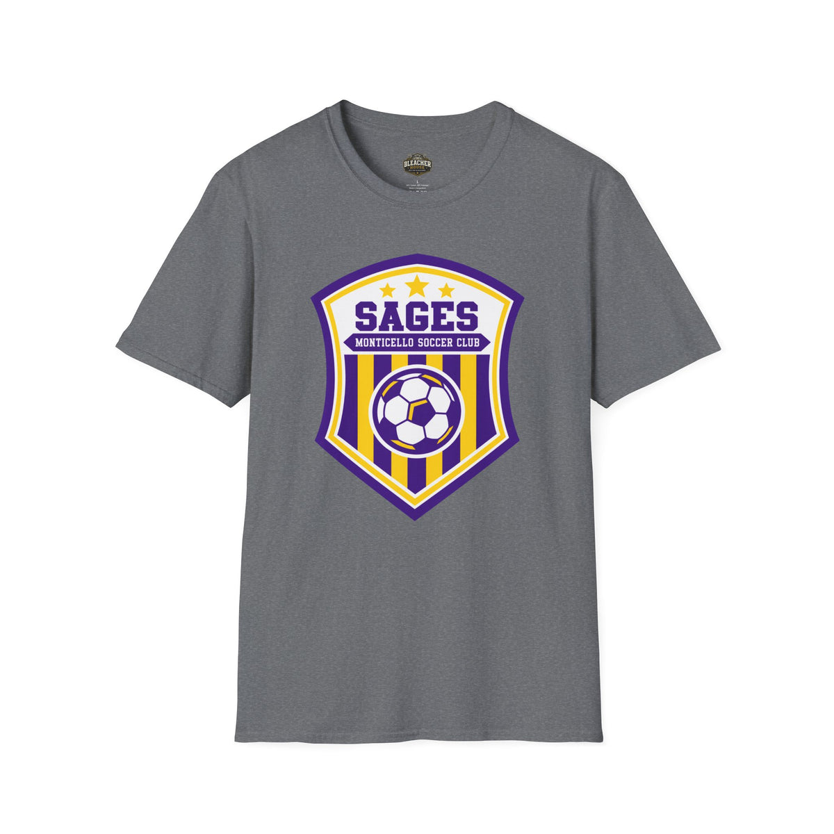Monticello Soccer Club Crest Logo T shirt