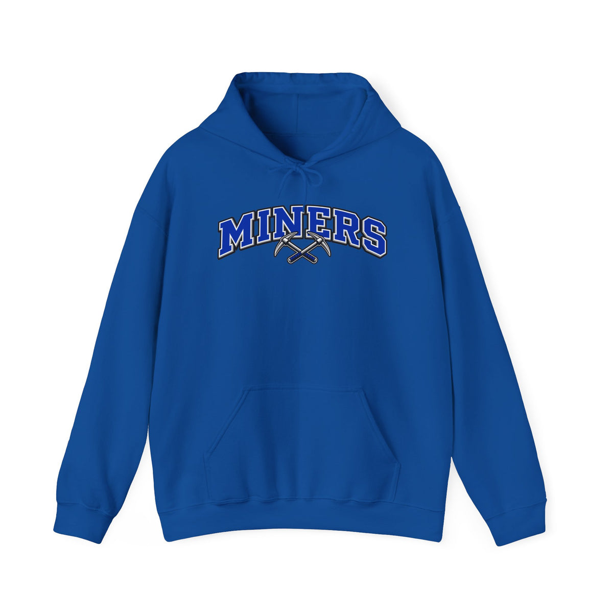 Miners Block Letter and Logo Hoodie