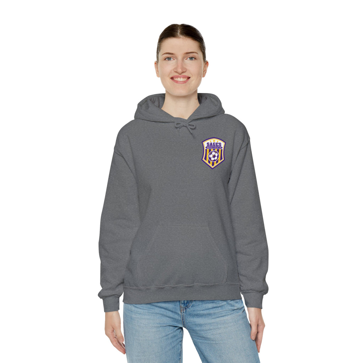 Monticello Soccer Club Crest Hoodie - Unisex Hooded Sweatshirt