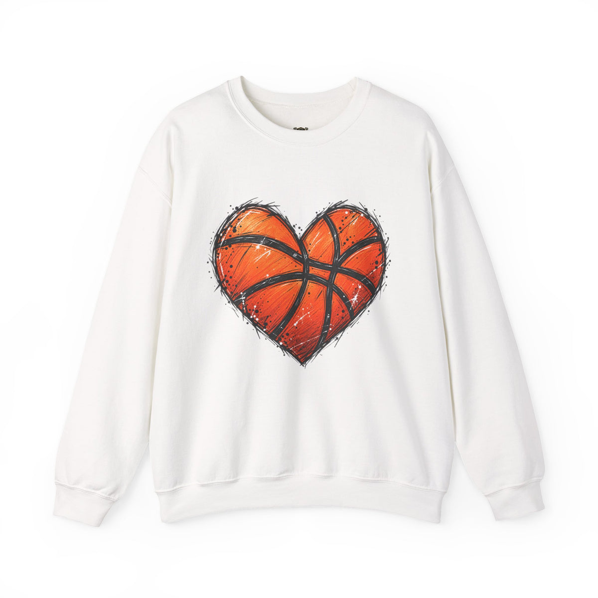 Basketball Heart Crewneck Sweatshirt
