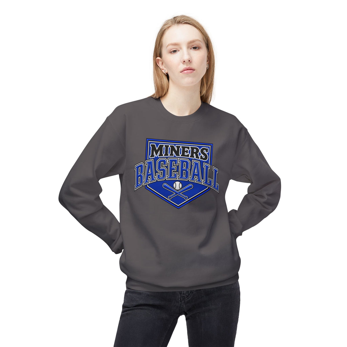 Miners Baseball Crewneck Sweatshirt