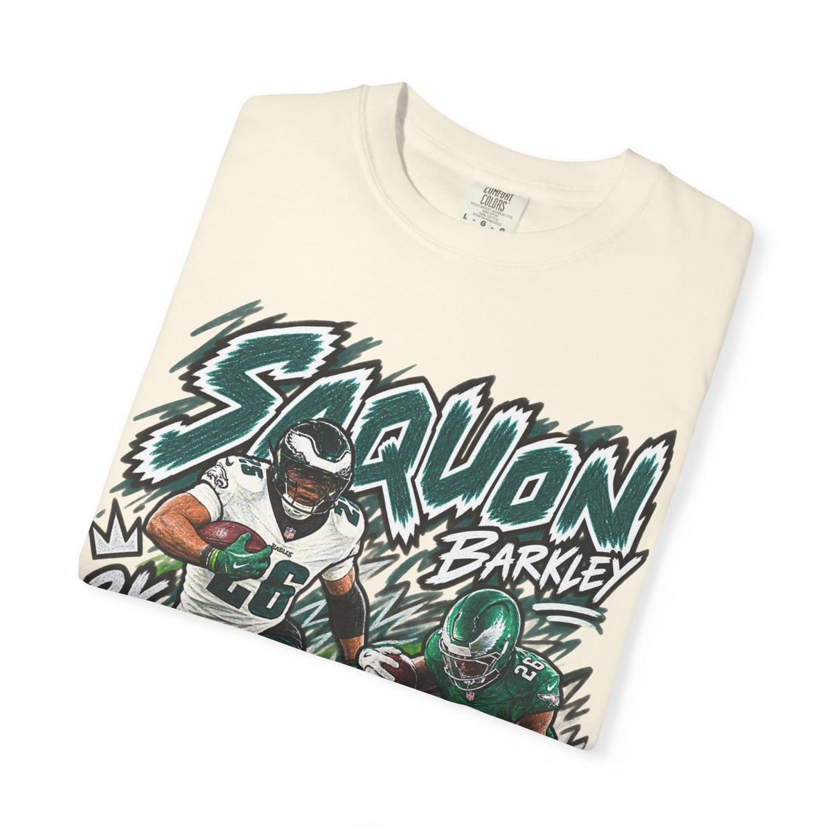 Saquon Barkley Graphic T-Shirt - Sunday Standouts Sketch Series