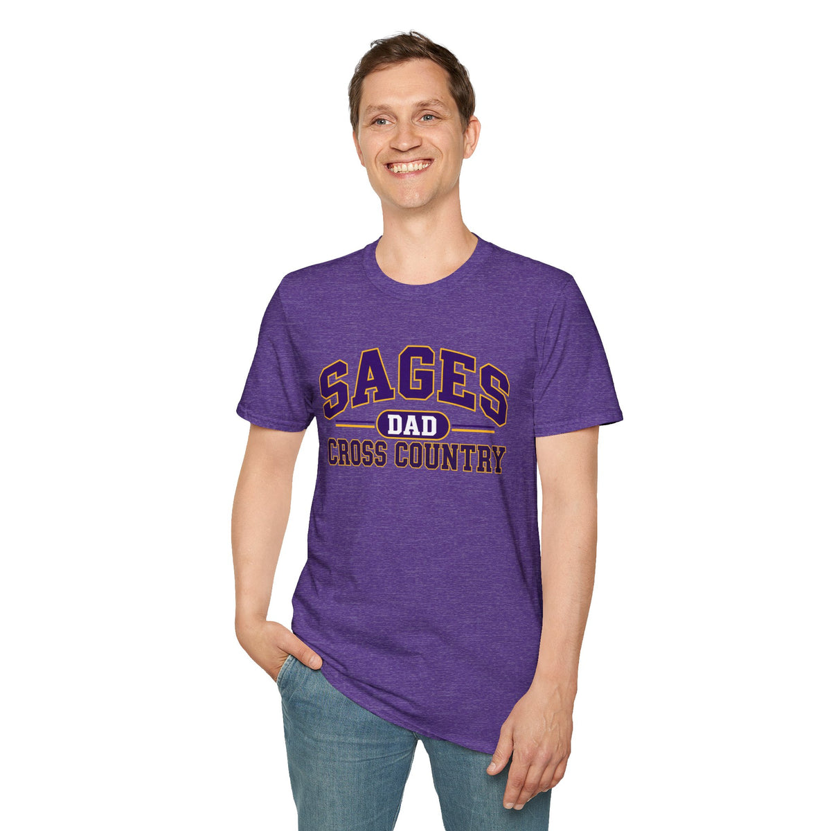 Sages Cross Country Dad T-Shirt — Proud Running Dad Tee