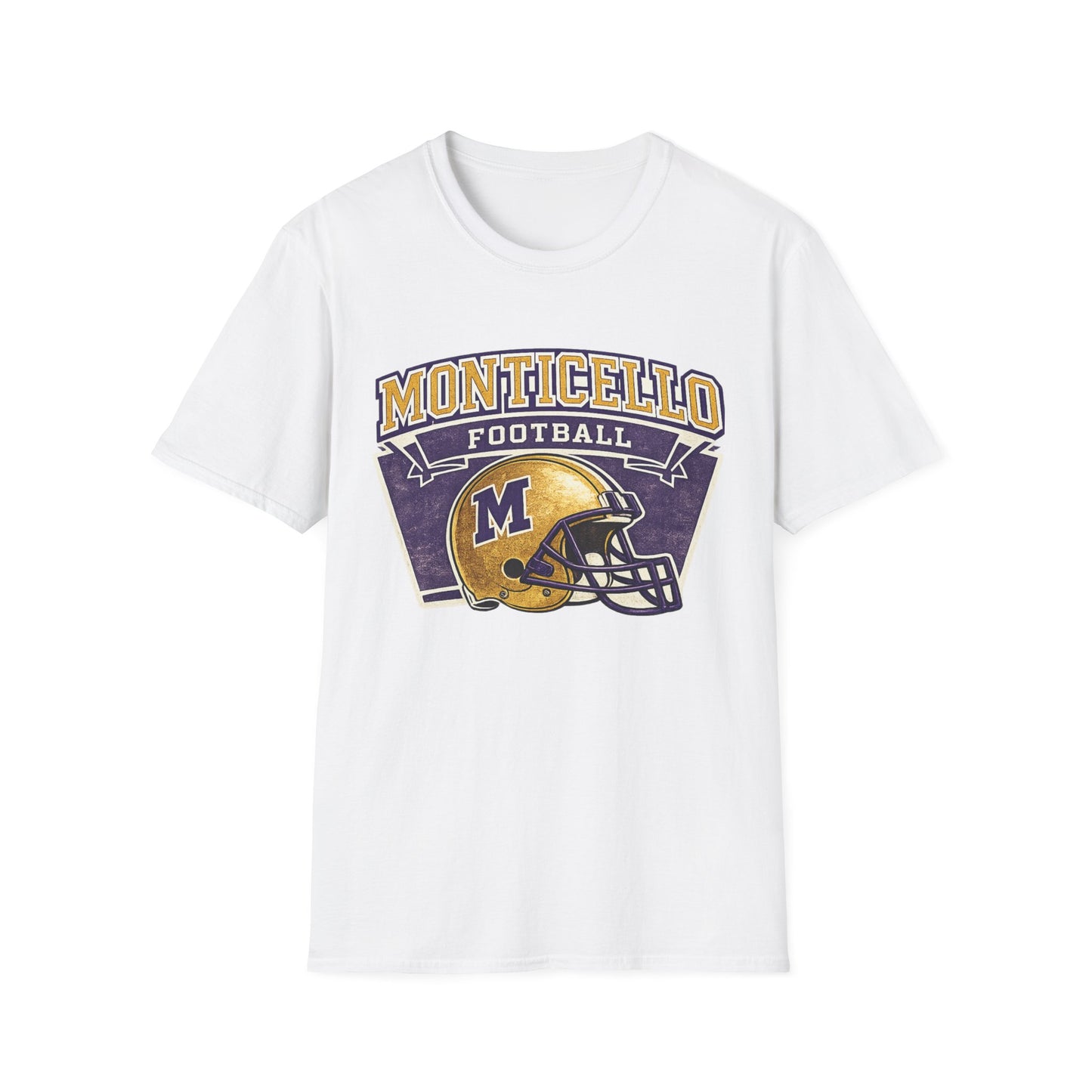 Monticello Football T-Shirt — Vintage Helmet Tee