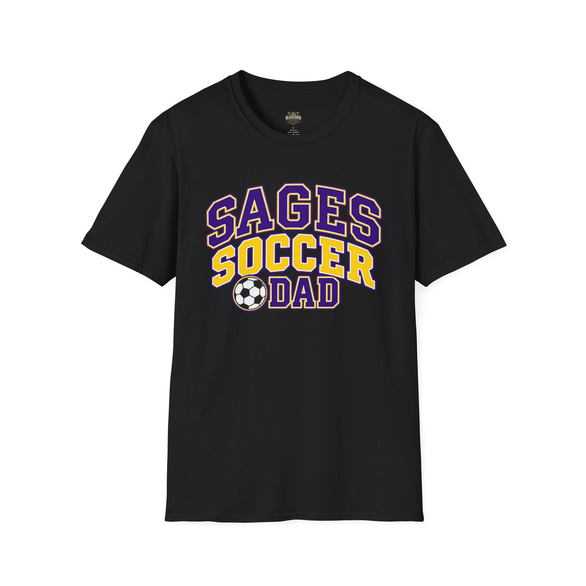 Sages Soccer Dad T‑Shirt — School Team Supportive Fan Tee