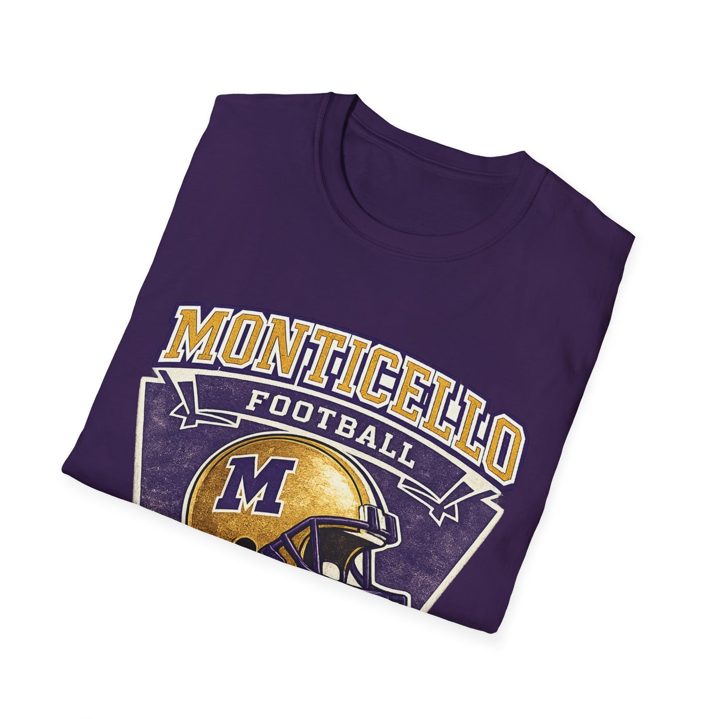 Monticello Football T-Shirt — Vintage Helmet Tee