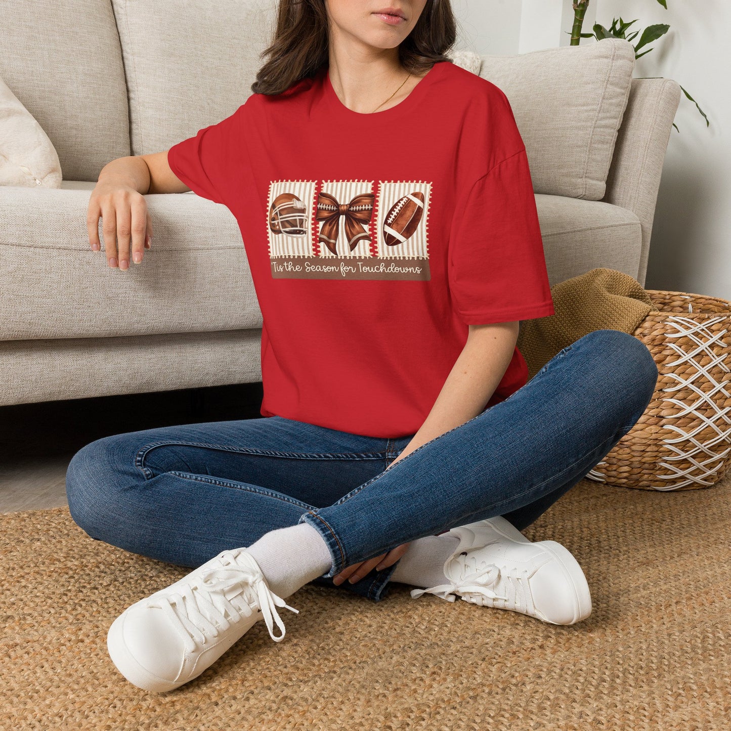 Football Holiday T-Shirt — 'Tis the Season for Touchdowns