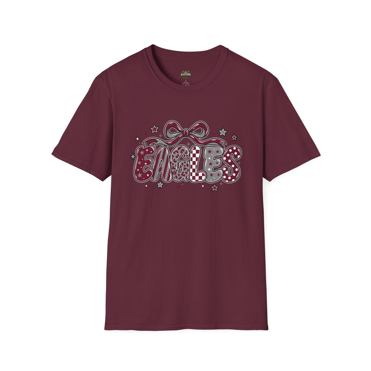 Eagles T-Shirt — Retro Bow & Stars Spirit Shirt