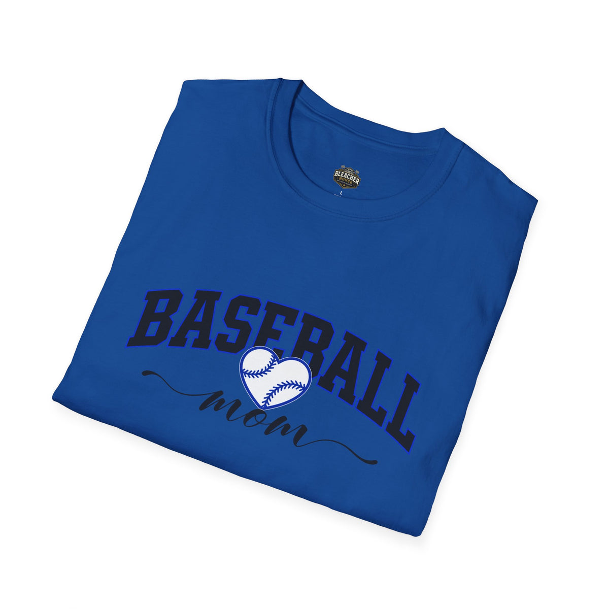 Baseball Mom T‑Shirt — Heart Baseball Design, Mom Gift for Spring Season & Game Day