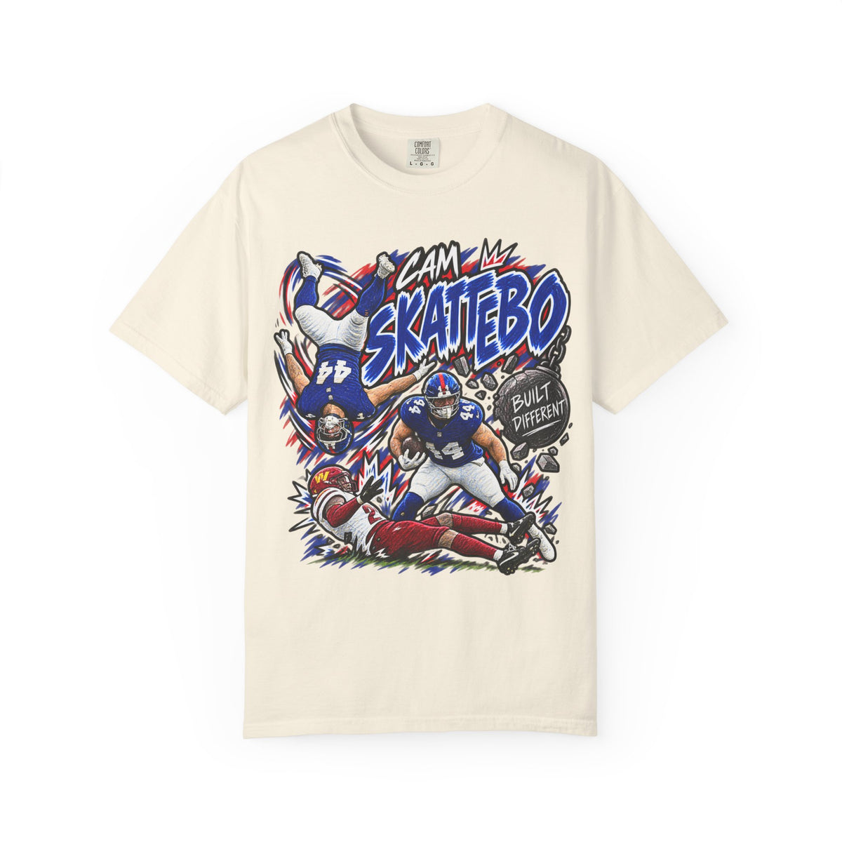 Cam Skattebo Graphic T-Shirt - Sunday Standouts Sketch Series