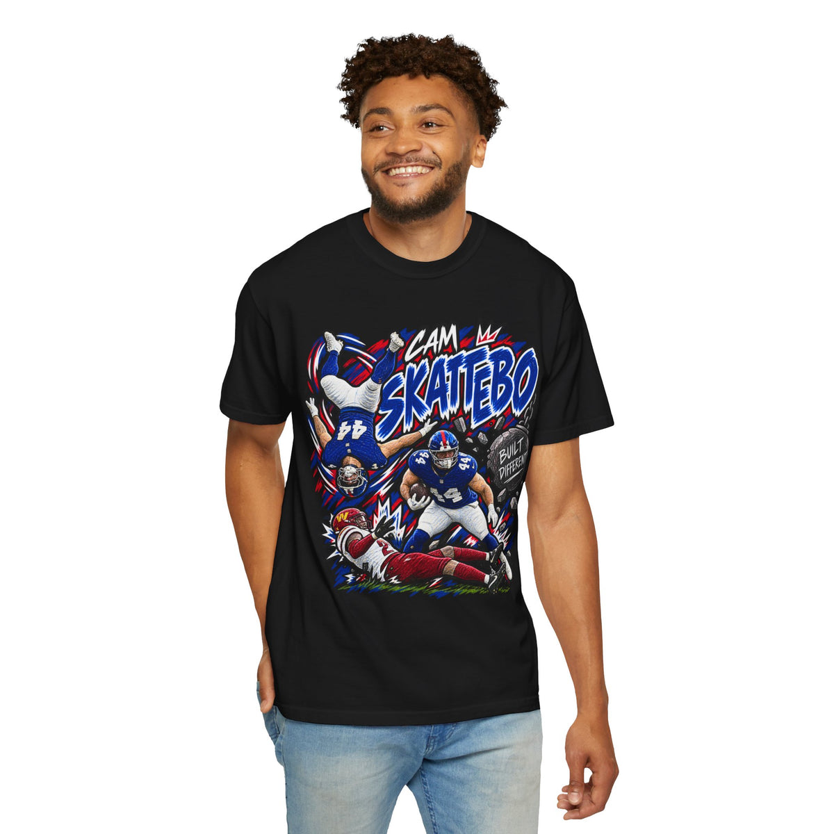 Cam Skattebo Graphic T-Shirt - Sunday Standouts Sketch Series