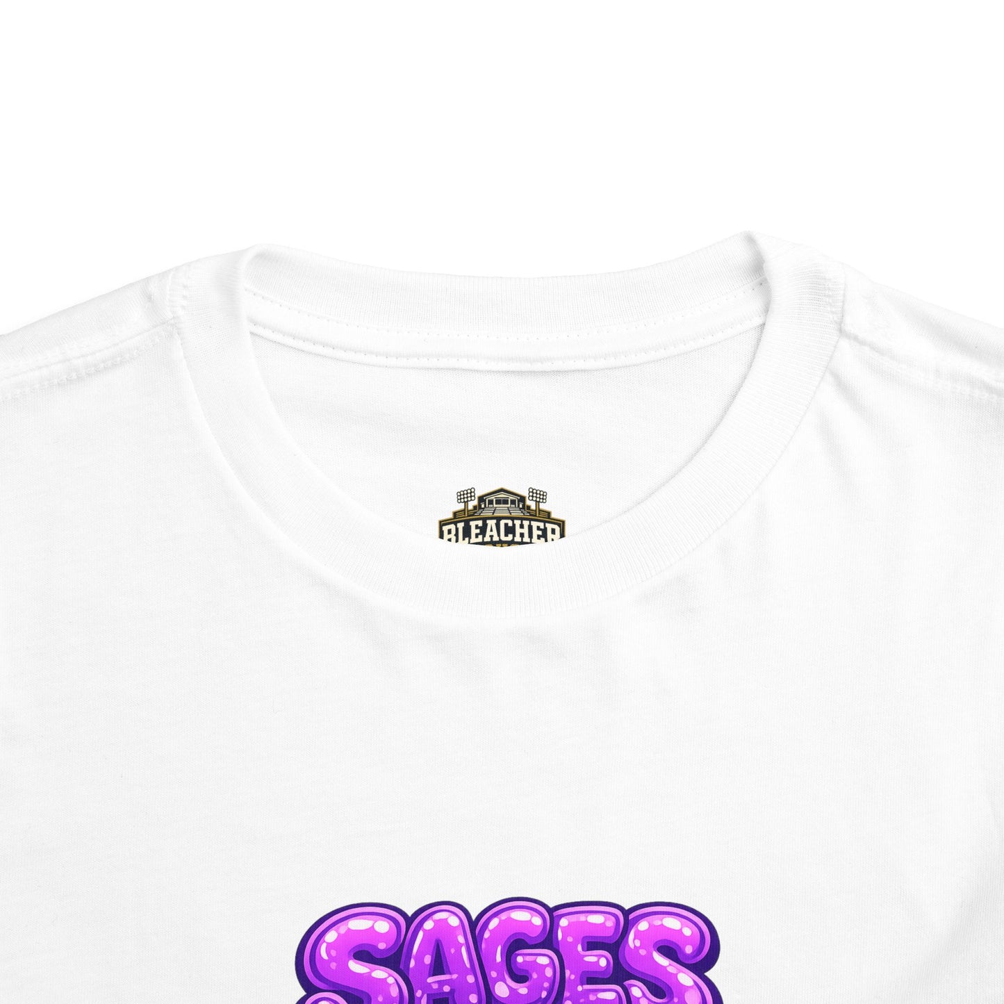 Toddler Tee — "SAGES" Heart-Eyes Emoji Kids Shirt