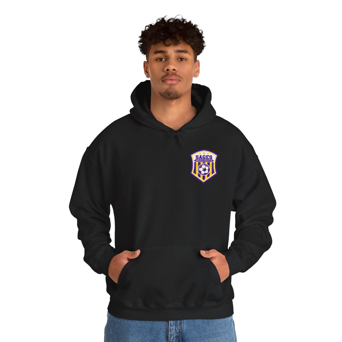 Monticello Soccer Club Crest Hoodie - Unisex Hooded Sweatshirt