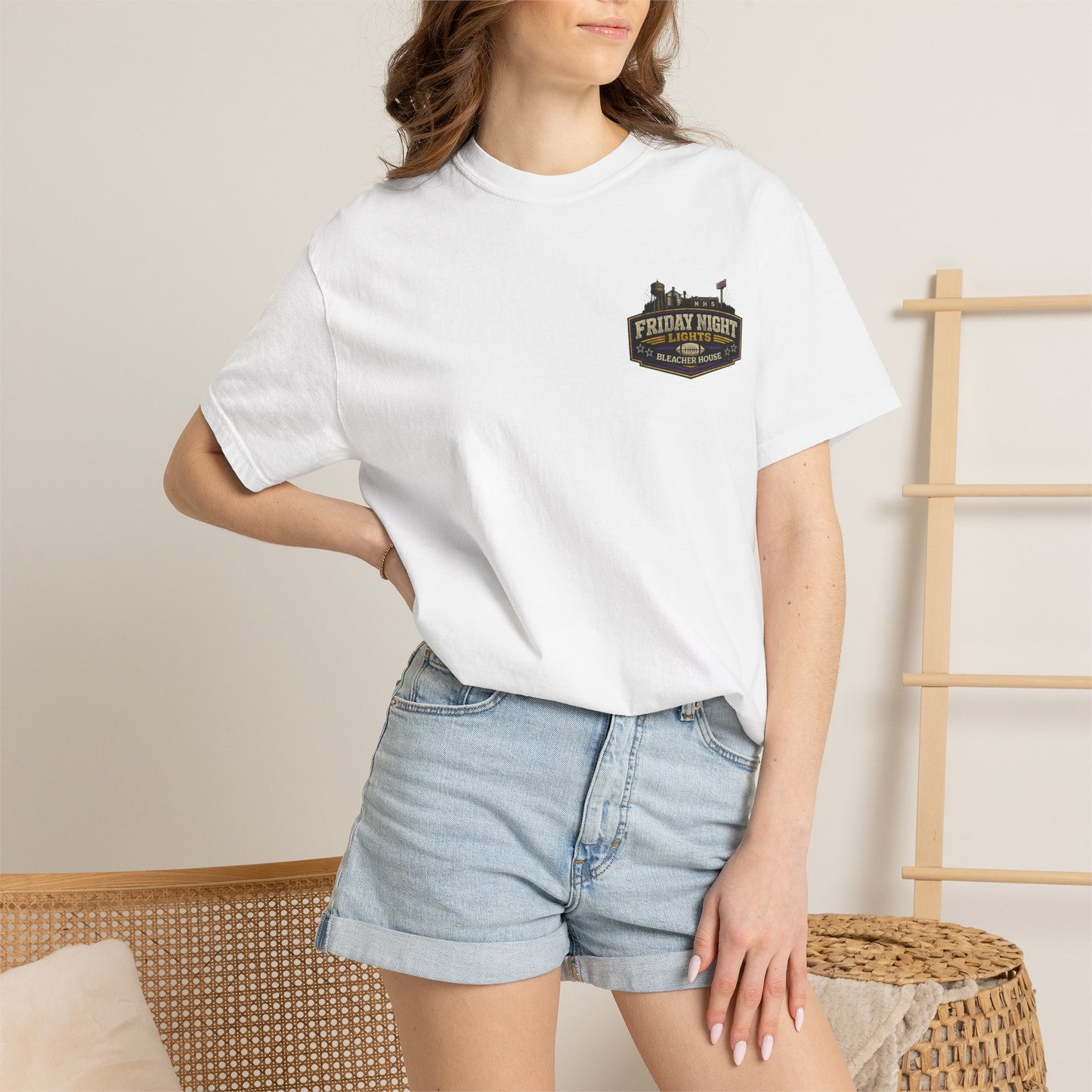 Friday Night Lights T shirt - MONTICELLO Edition - Collector's Edition (Front Patch + Back Design)