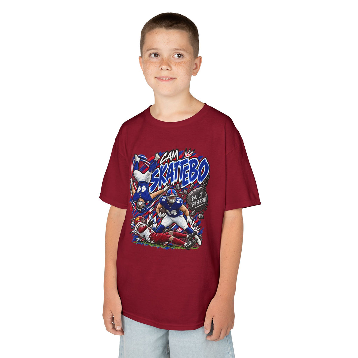 YOUTH Cam Skattebo Graphic T-Shirt - Sunday Standouts Sketch Series