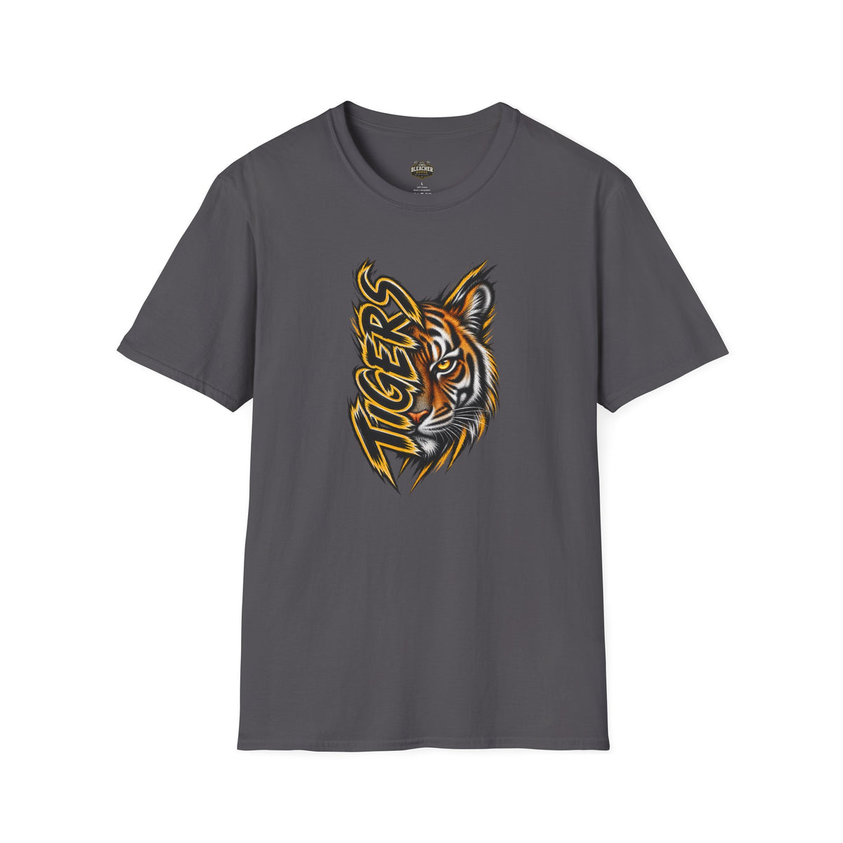 Tiger Head Graphic T-Shirt — Bold ‘Tigers’ Sports Mascot Tee
