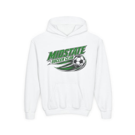 Youth Midstate Soccer Hoodie - MidState Soccer Club Graphic Hooded Sweatshirt