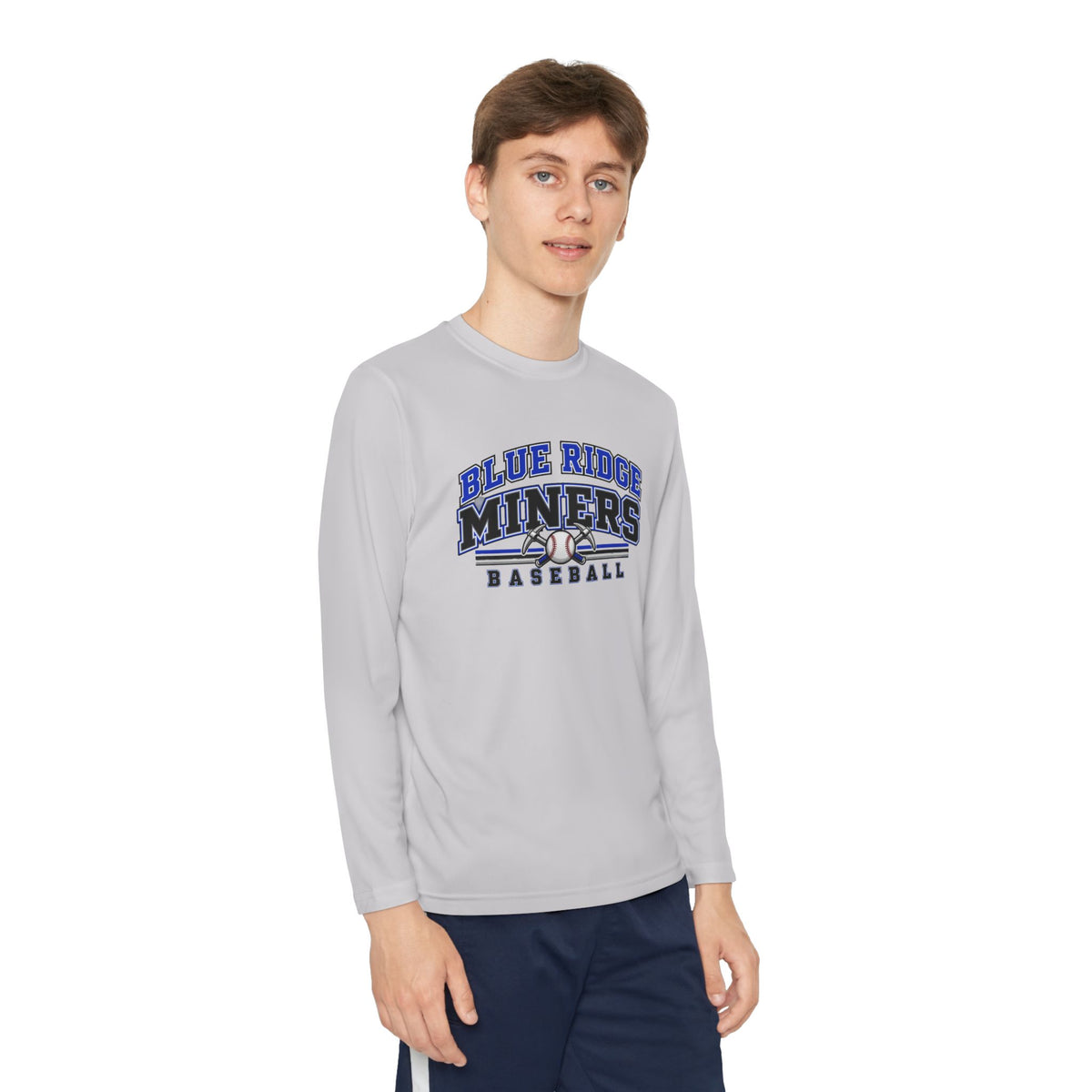 YOUTH Blue Ridge Miners Baseball Long Sleeve Tee