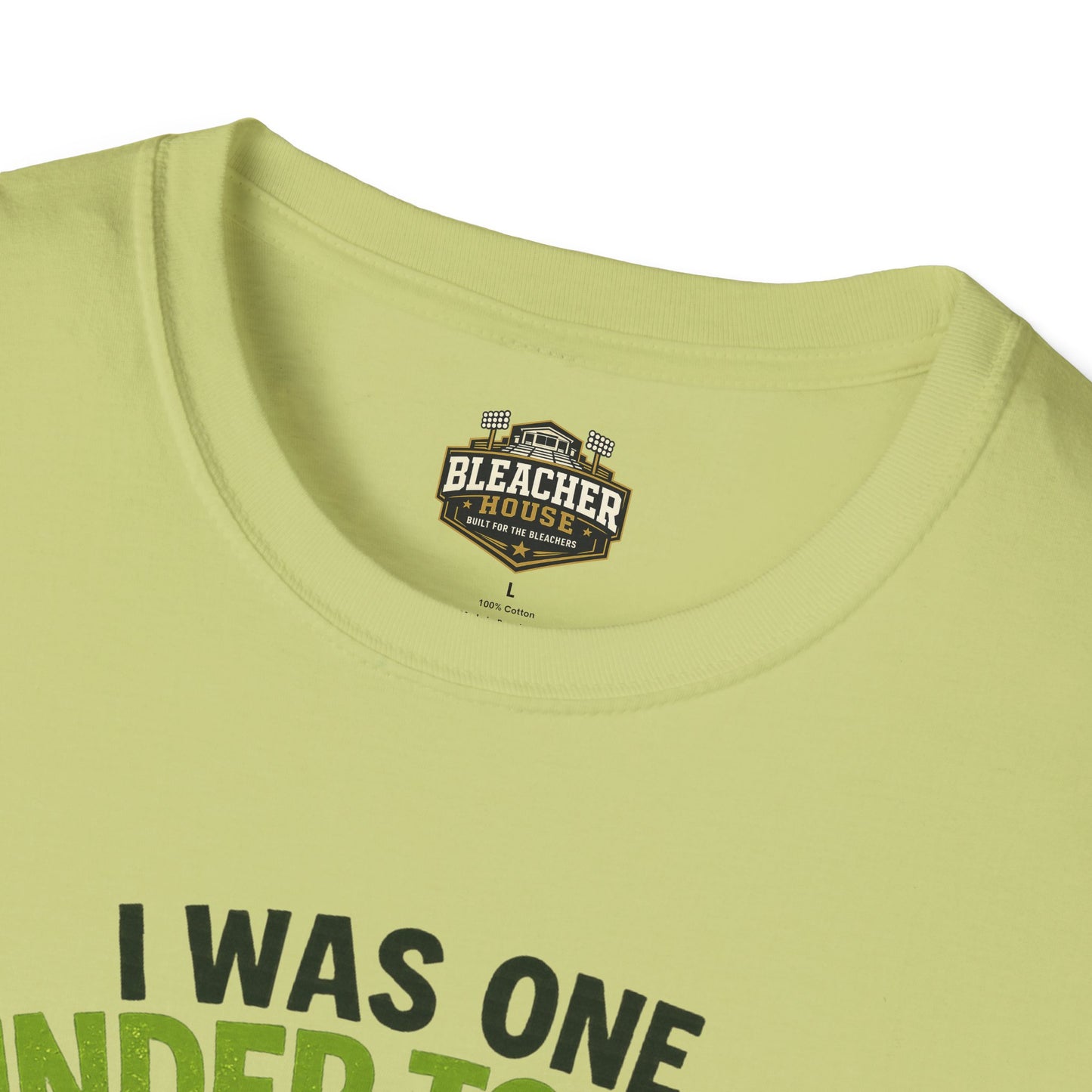 Golf T-Shirt — "I Was One Under Today!" ANIMATED VERSION - Scorecard Golf Humor Shirt