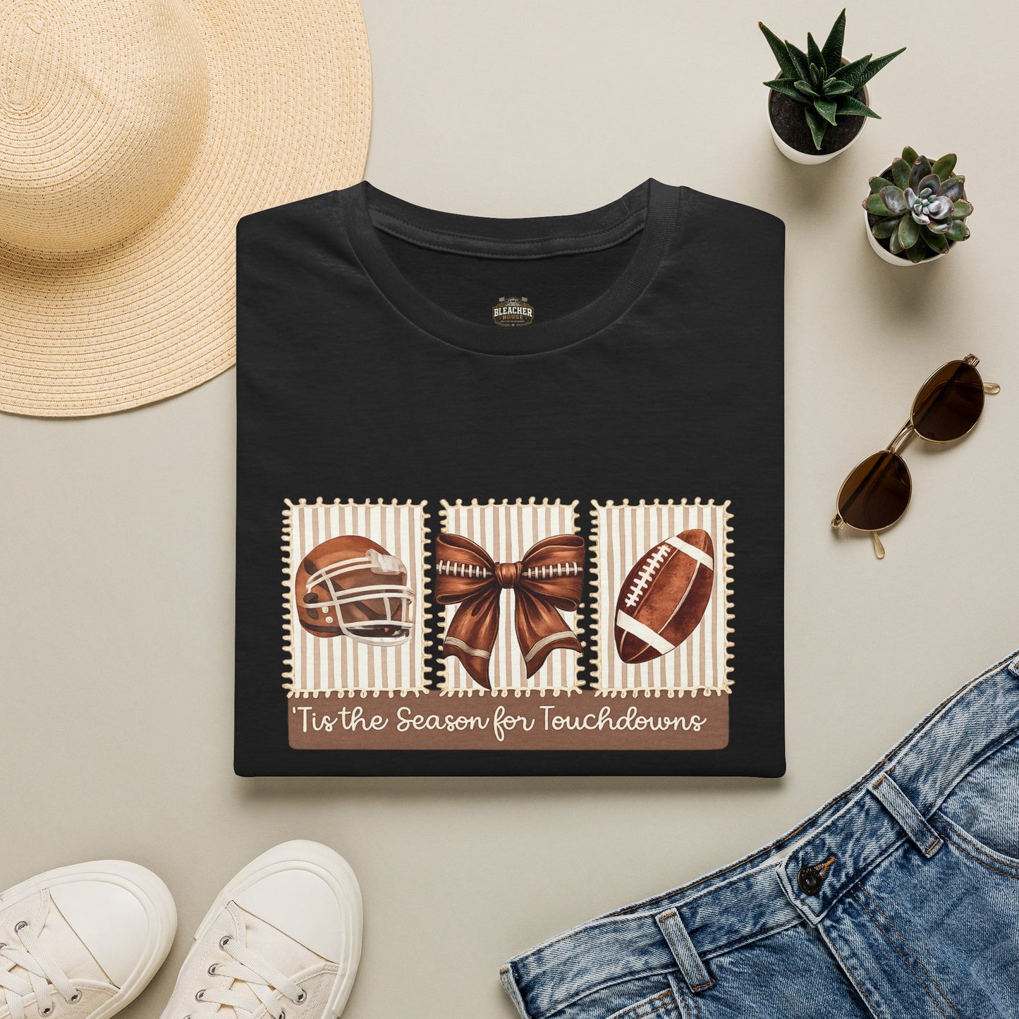 Football Holiday T-Shirt — 'Tis the Season for Touchdowns