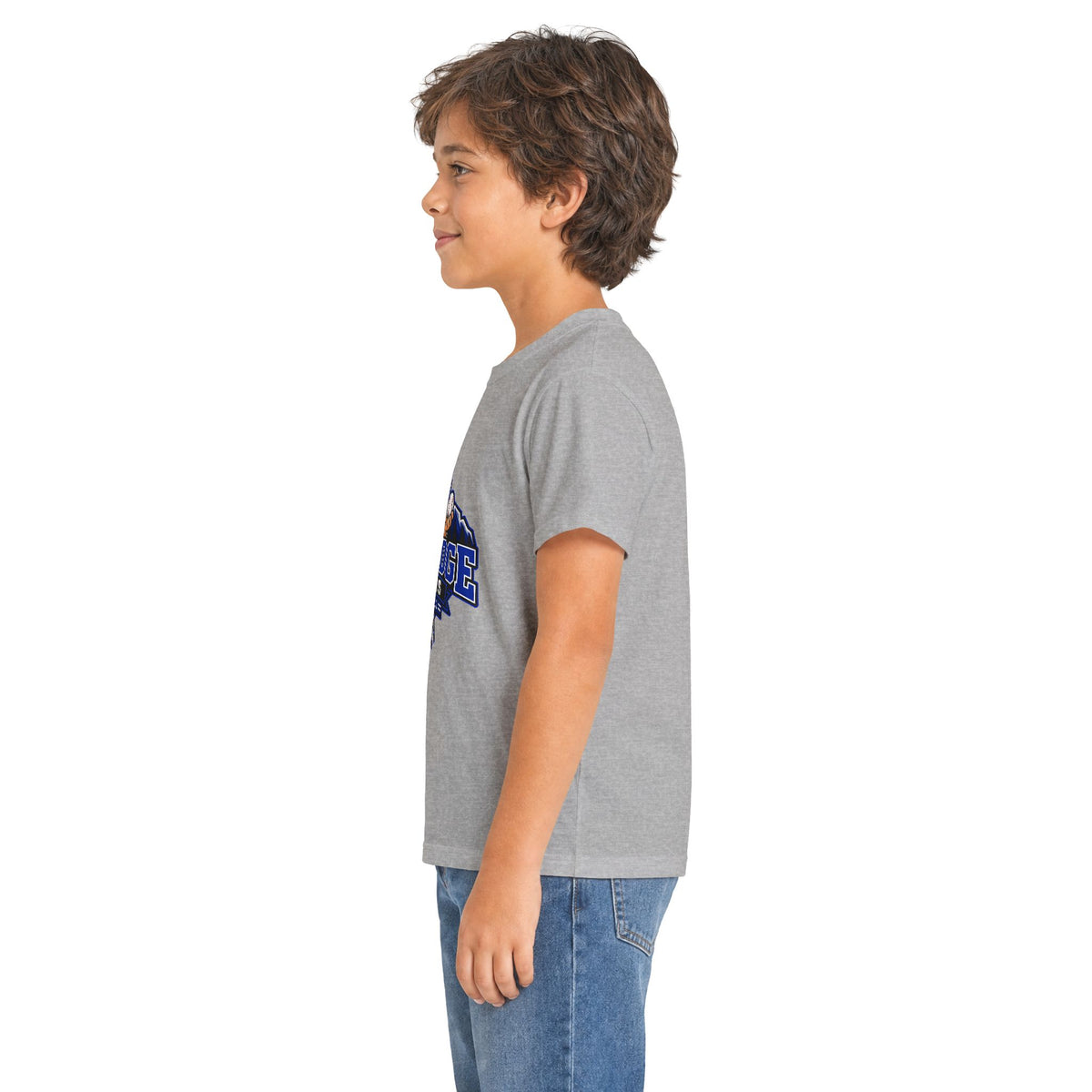 YOUTH Blue Ridge Miners Mascot and Logo T‑Shirt — Unisex Softstyle Tee
