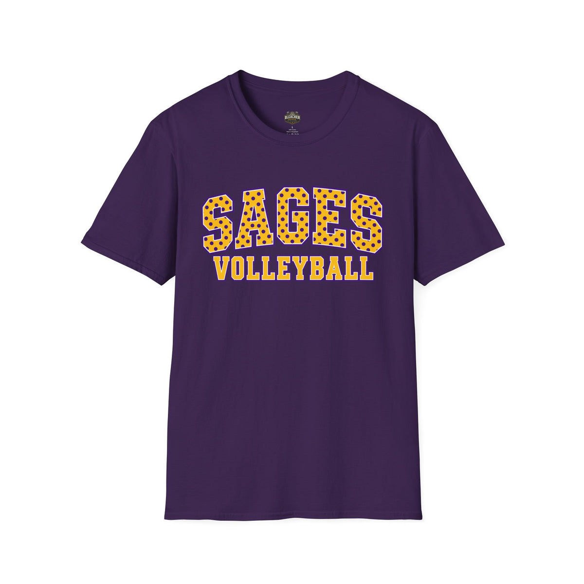 Sages Volleyball Team T‑Shirt — Retro Polka Dot Varsity Tee