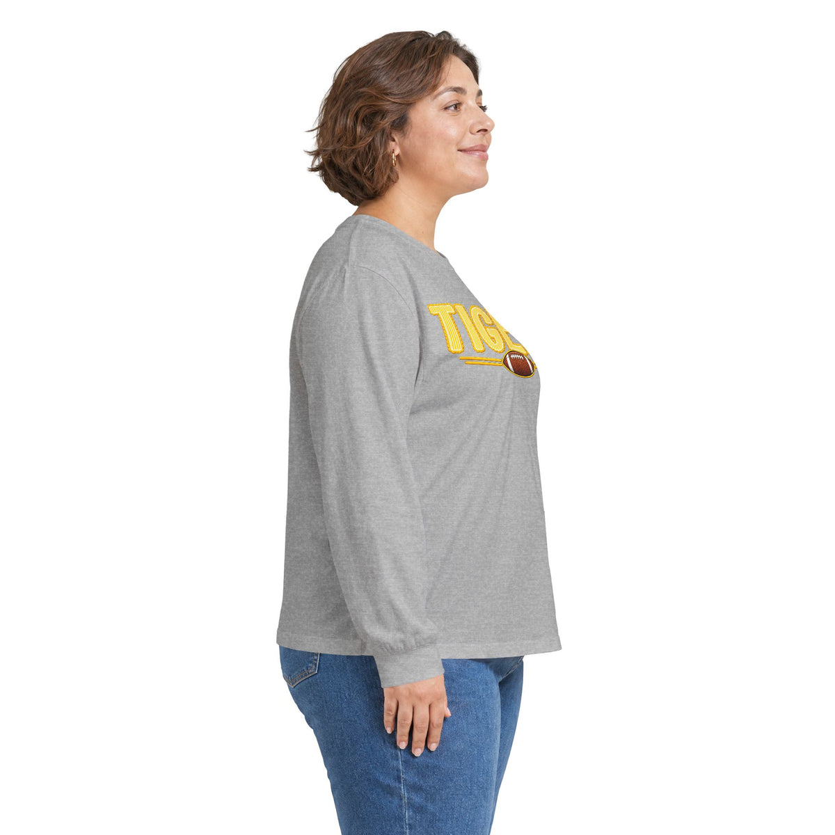 Tigers Football Long Sleeve Tee