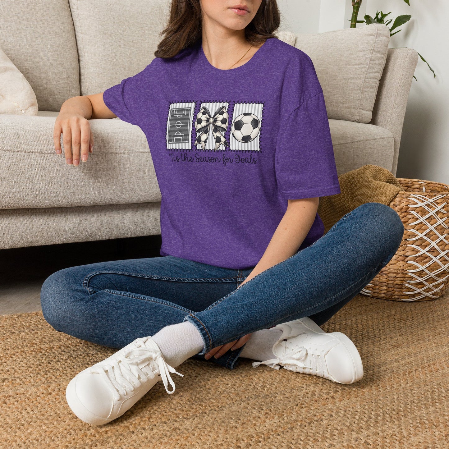 Soccer T‑Shirt — "Tis the Season for Goals"  Soccer Tee