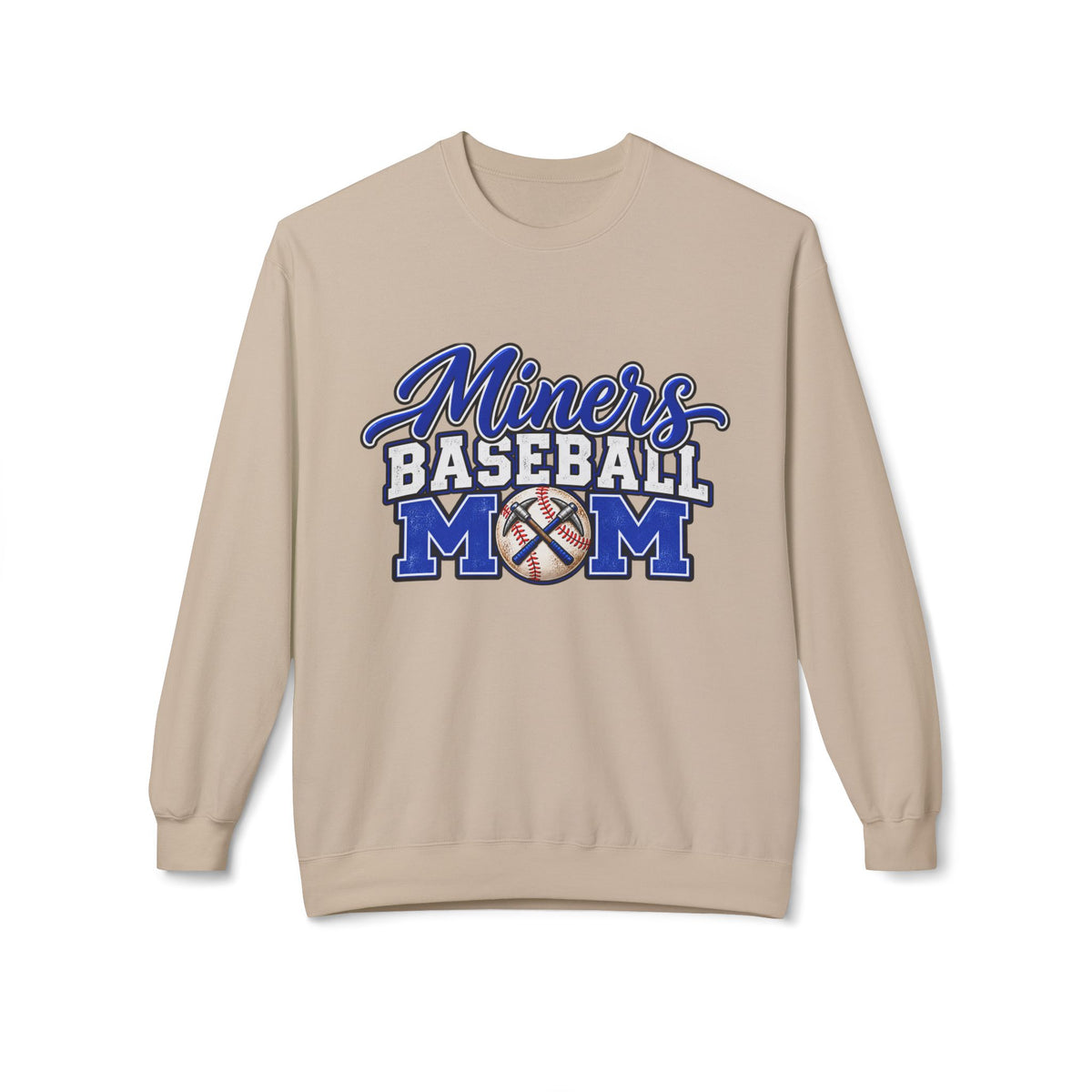 Miners Baseball Mom Sweatshirt – Team Spirit Crewneck for Baseball Moms