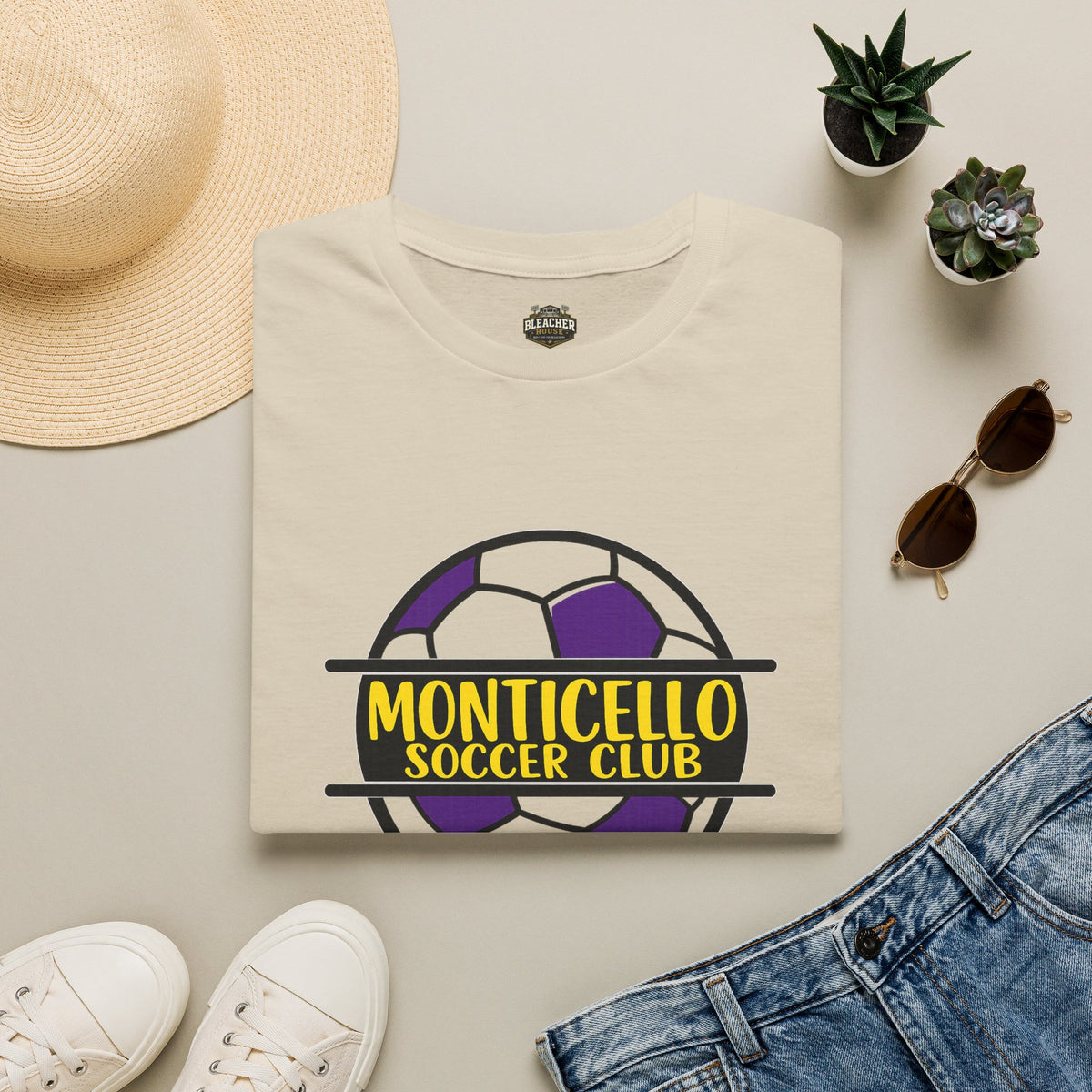 Monticello Soccer Club T-Shirt — Adult Team Support Tee