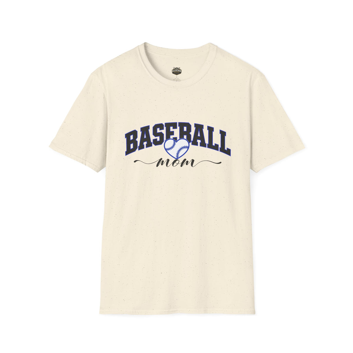 Baseball Mom T‑Shirt — Heart Baseball Design, Mom Gift for Spring Season & Game Day