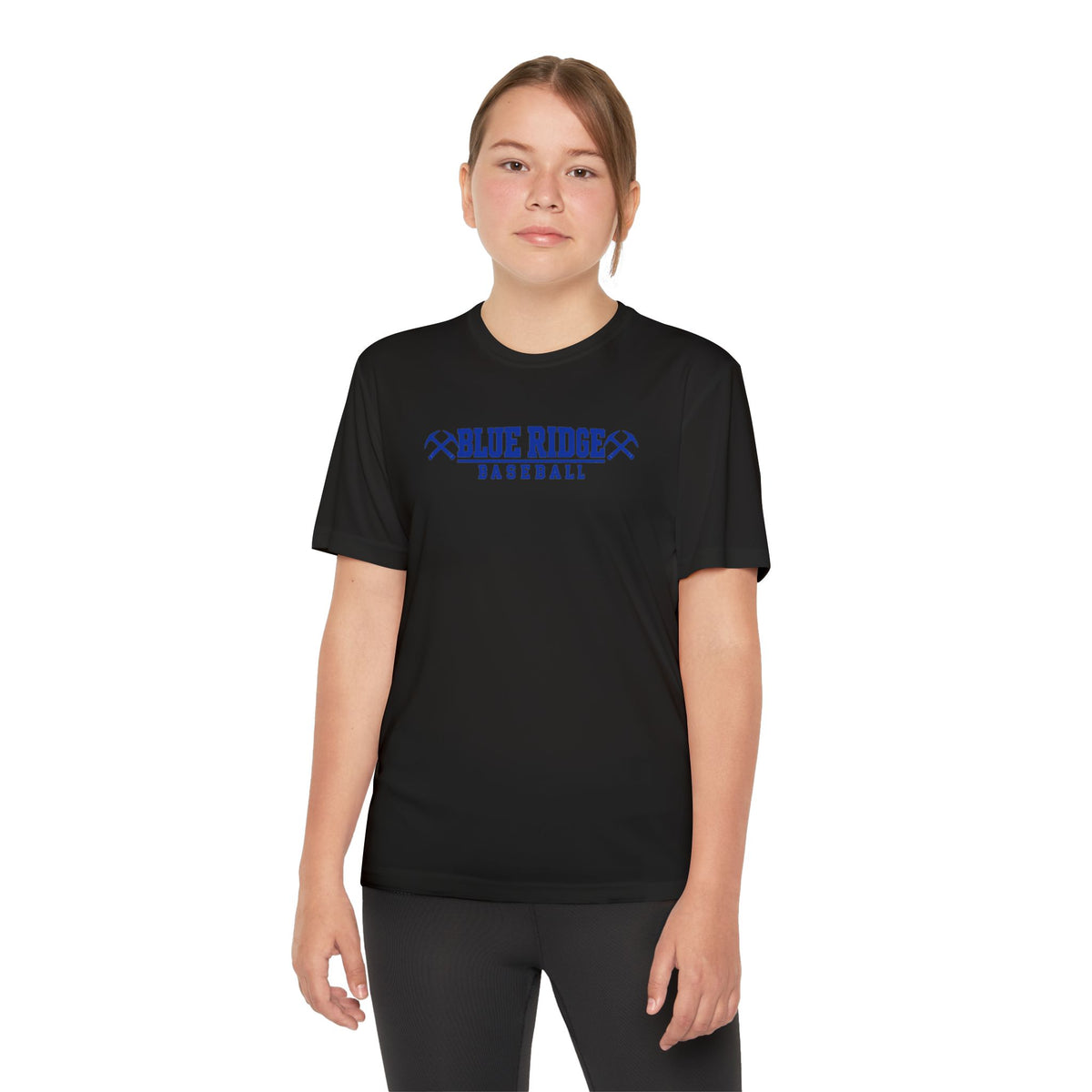 YOUTH Blue Ridge Baseball Sports Performance Polyester T shirt