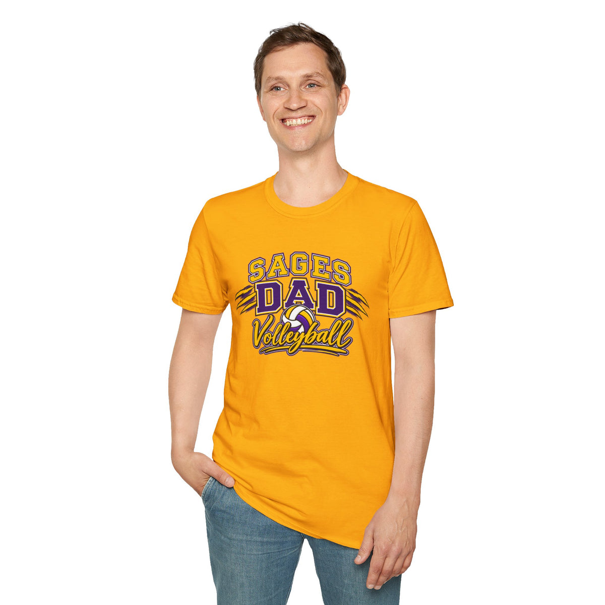 Sages Dad Volleyball T‑Shirt — Proud Volleyball Dad Shirt