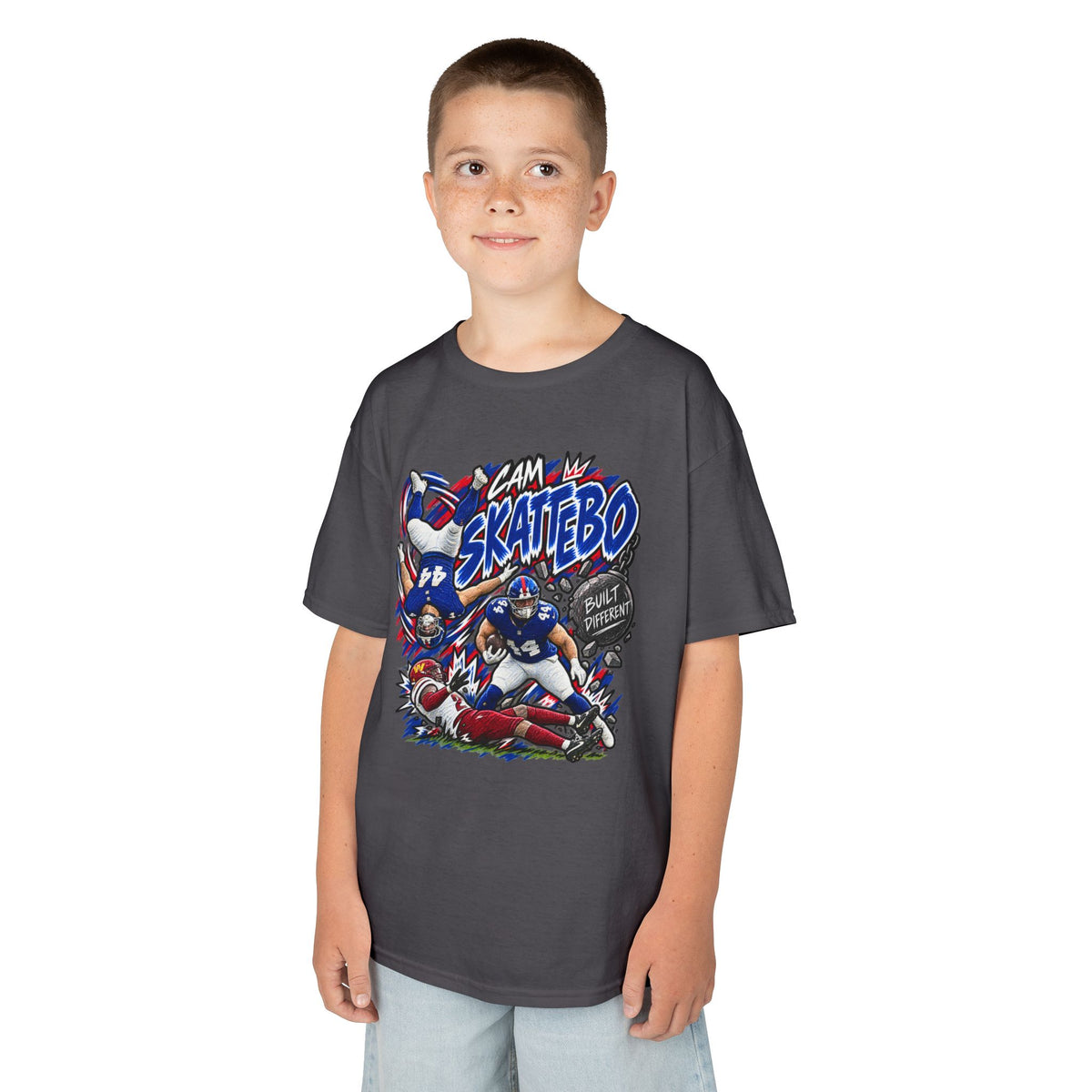 YOUTH Cam Skattebo Graphic T-Shirt - Sunday Standouts Sketch Series