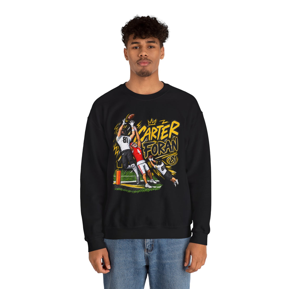 CARTER FORAN Graphic Crewneck - Saturday Standouts Sketch Series