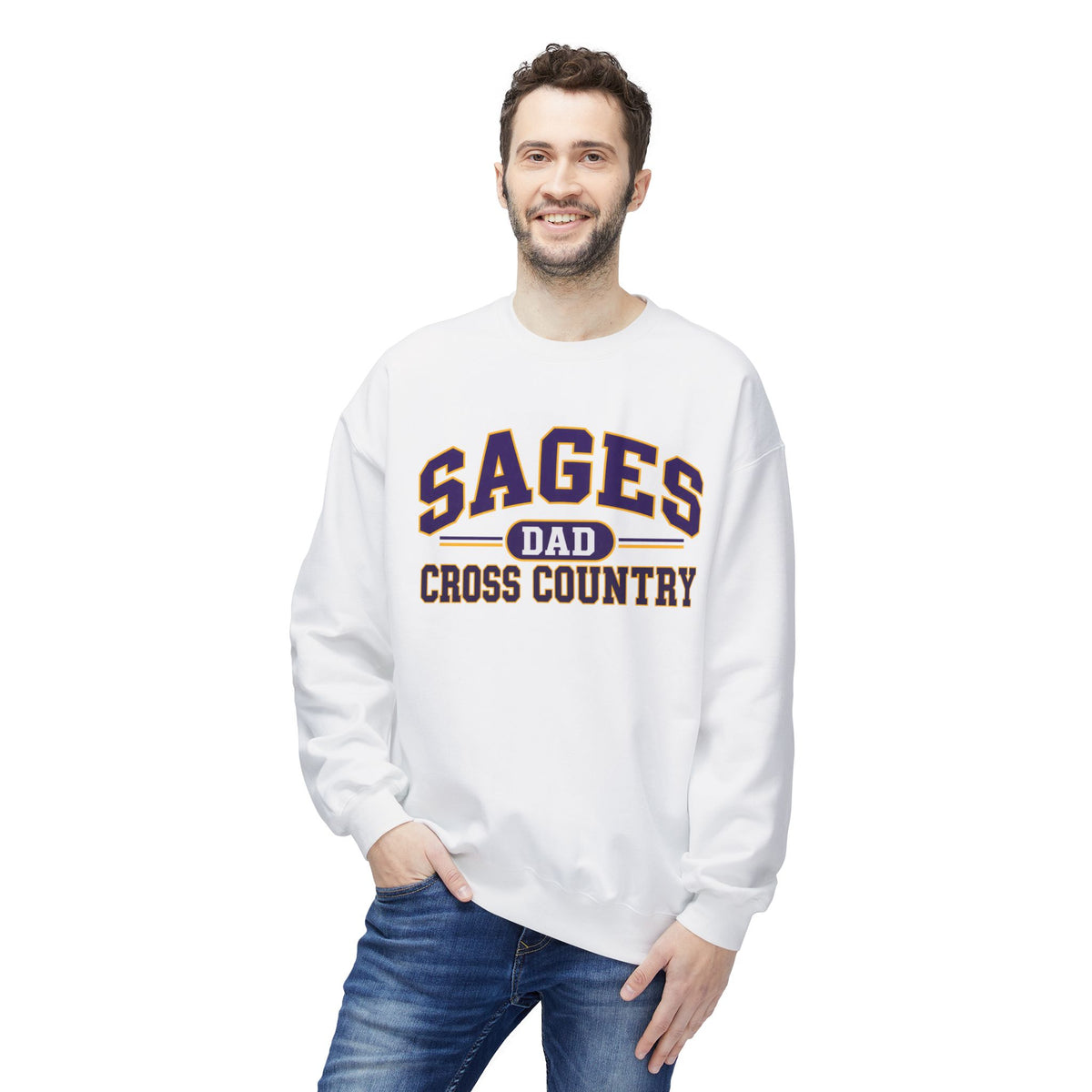 Sages Cross Country Dad Sweatshirt — Team Spirit Crewneck