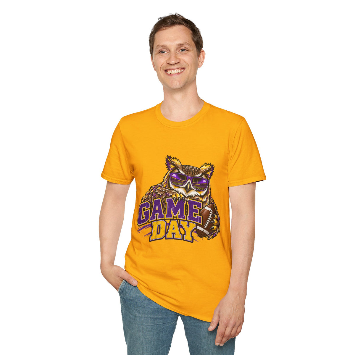 Game Day Owl T-Shirt — Vintage Sports Mascot Tee
