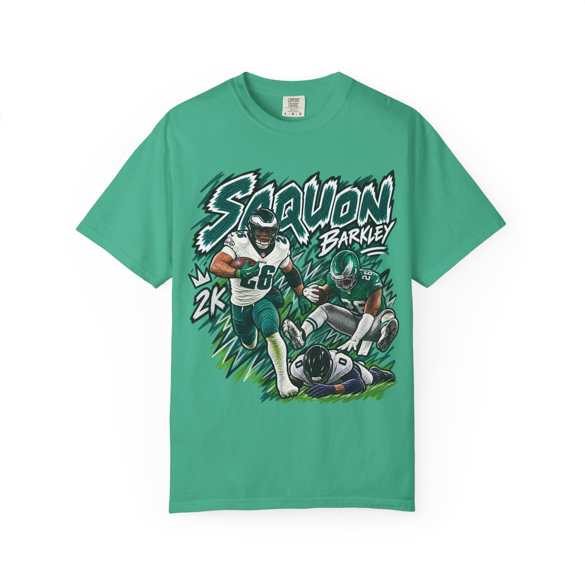 Saquon Barkley Graphic T-Shirt - Sunday Standouts Sketch Series