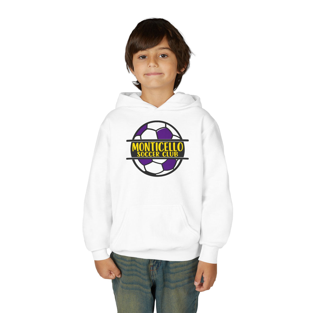 YOUTH Hoodie — Monticello Soccer Club Logo Sweatshirt
