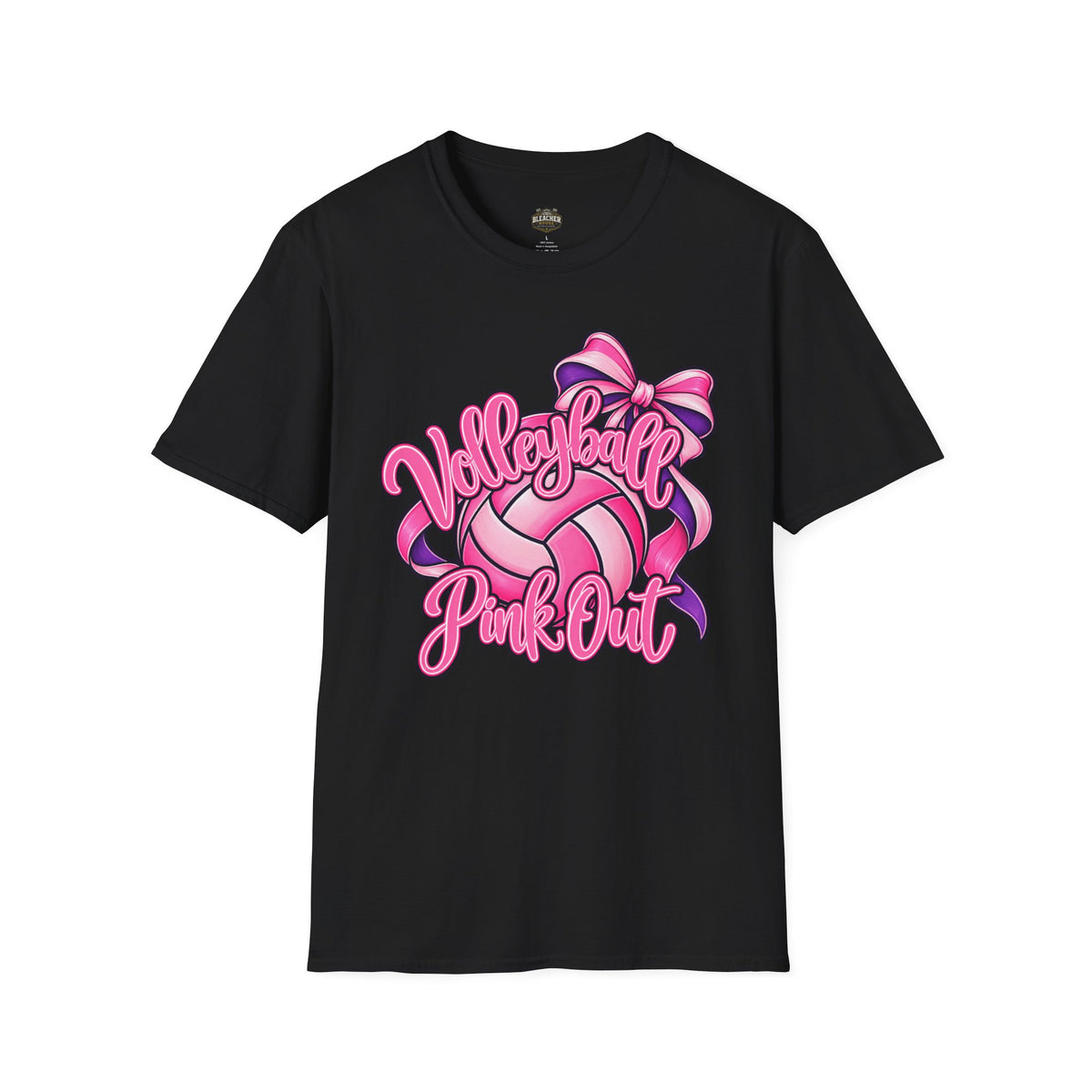 Volleyball Pink Out Tee — Breast Cancer Awareness Volleyball Shirt