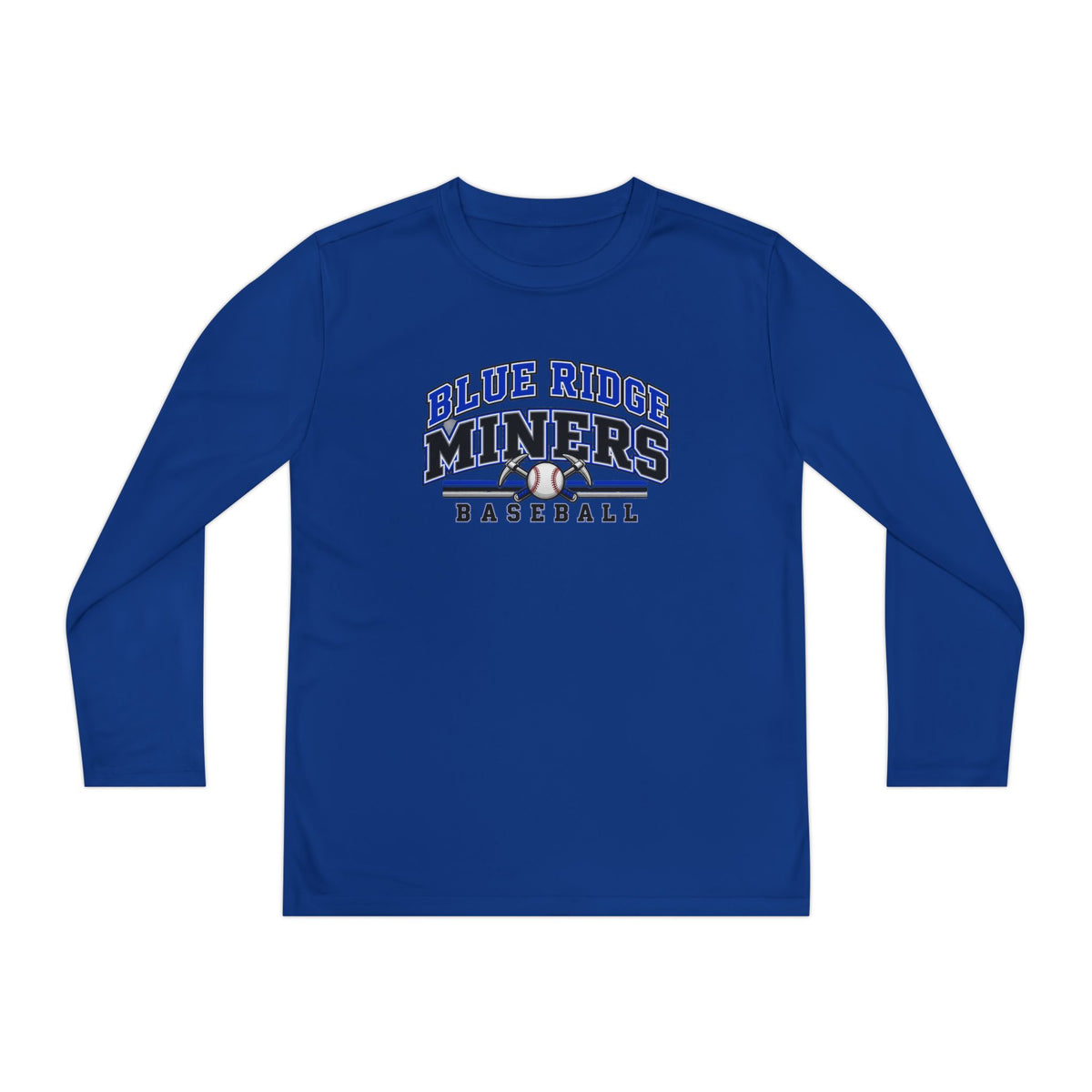YOUTH Blue Ridge Miners Baseball Long Sleeve Tee