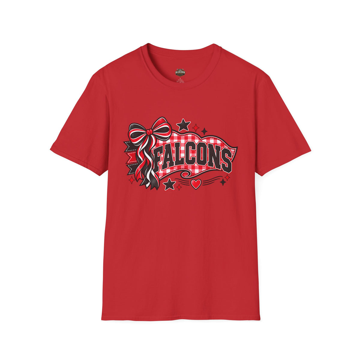 Falcons Bow T-Shirt — Red & Black Spirit Shirt