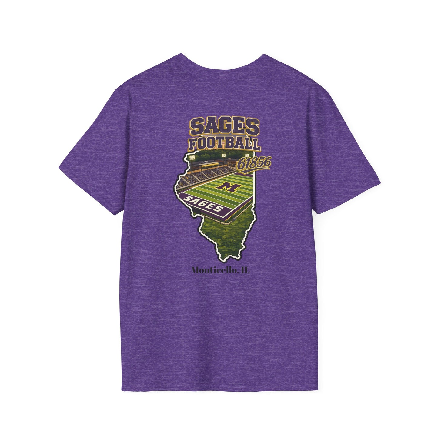 Graphic Sages Field in Illinois Border T-Shirt