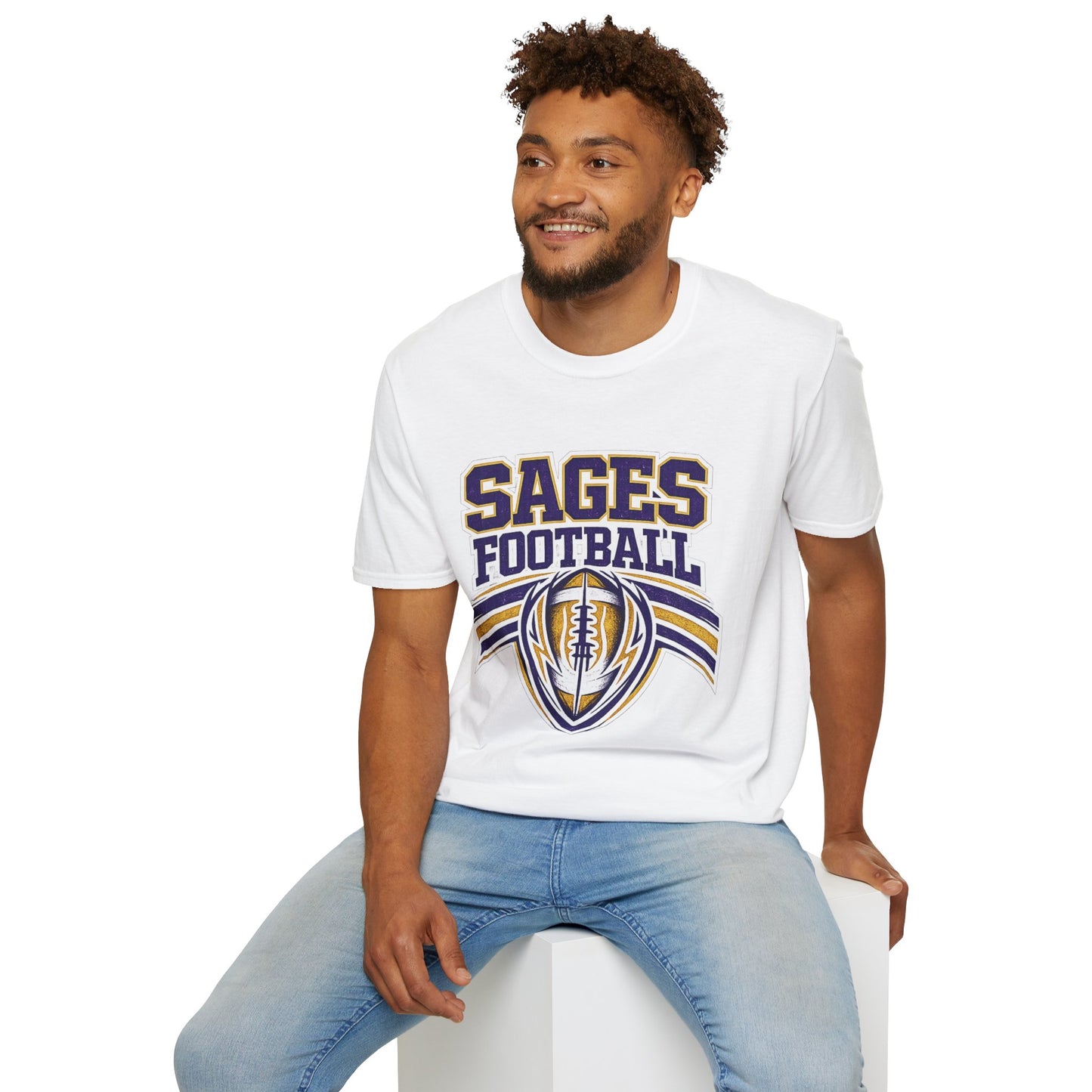 Sages Football T-Shirt — Vintage Collegiate Team Tee