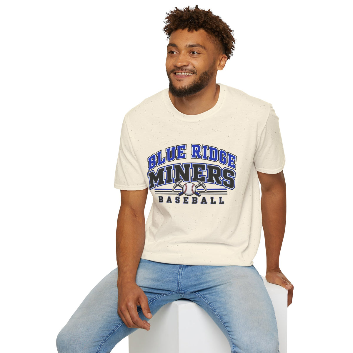 Blue Ridge Miners Baseball T-Shirt - Unisex Softstyle Tee